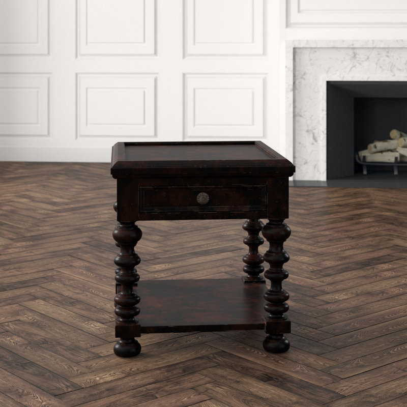 Tommy Bahama Home Kingstown Explorer End Table with Storage & Reviews